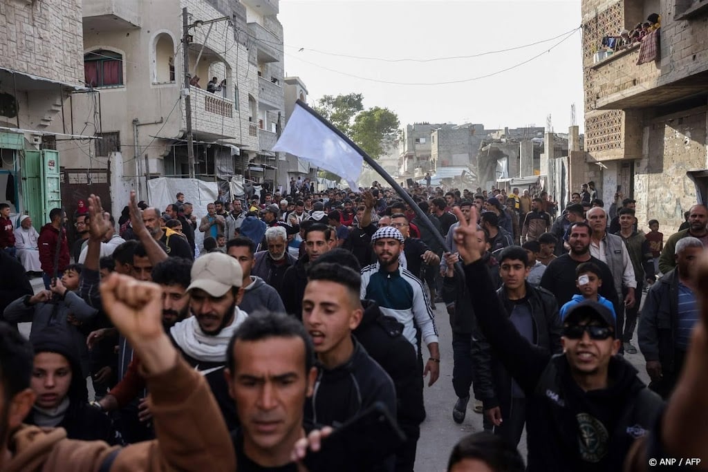 Honderden Gazanen protesteren tegen Hamas