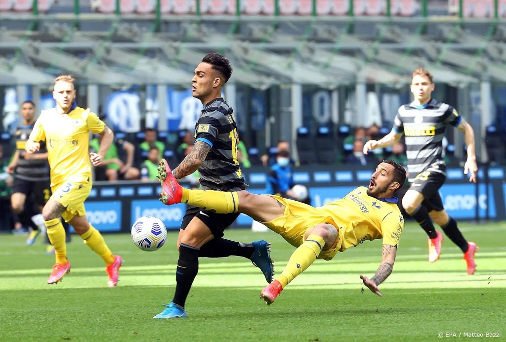Benauwde zege Internazionale, Juventus speelt gelijk 