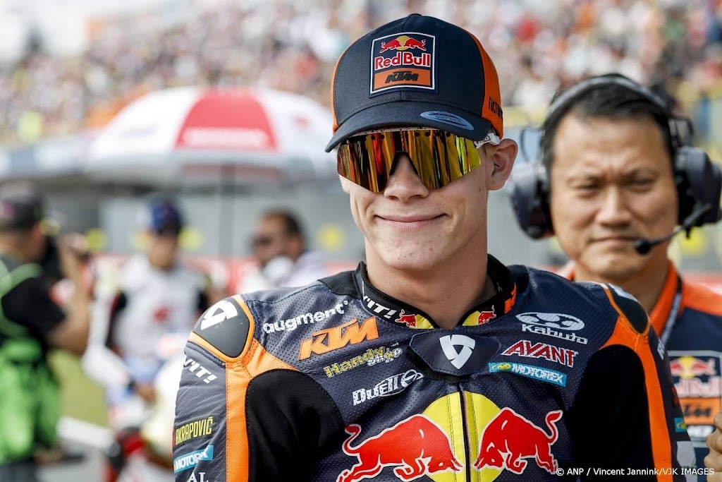 Motorracer Veijer verovert zijn eerste pole position in Moto2