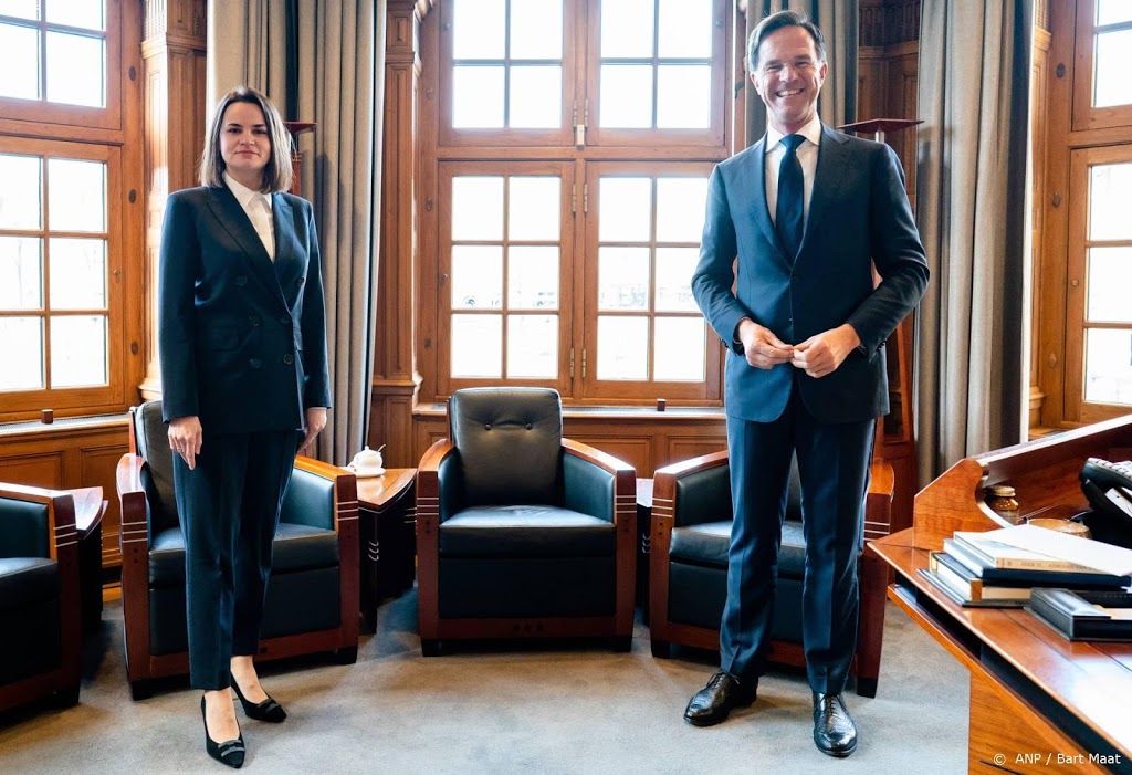 Rutte spreekt vrijdag met Wit-Russische oppositieleider