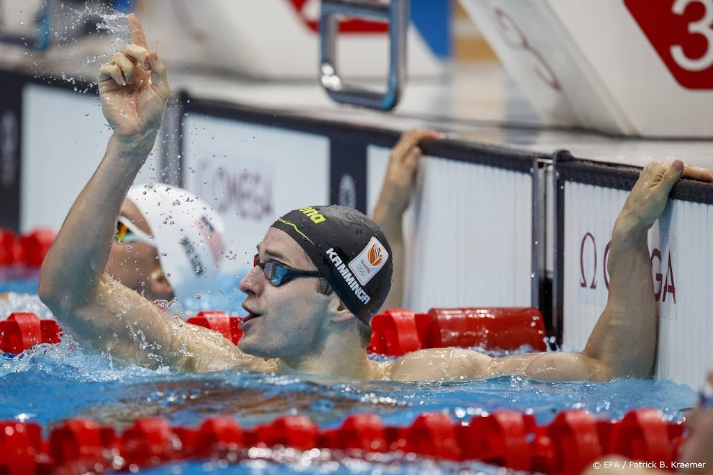 Zwemmer Kamminga overtuigend naar olympische finale 100 school