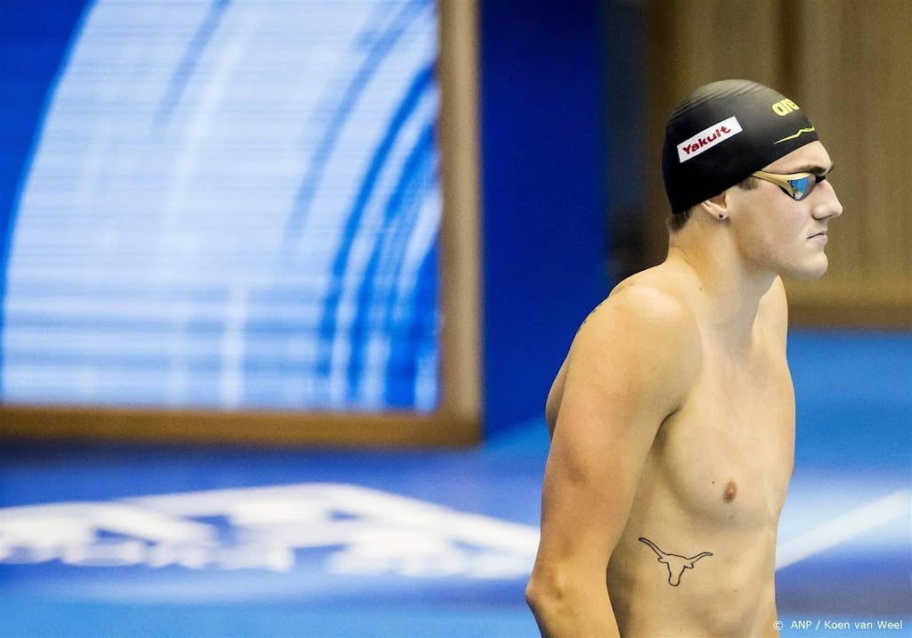 Zwemmer Corbeau mist bij WK finale op de 50 meter schoolslag