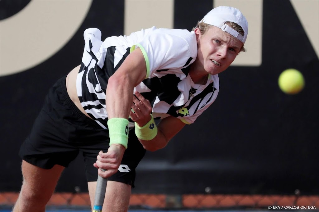 Tennisser De Jong snel uitgeschakeld in Umag