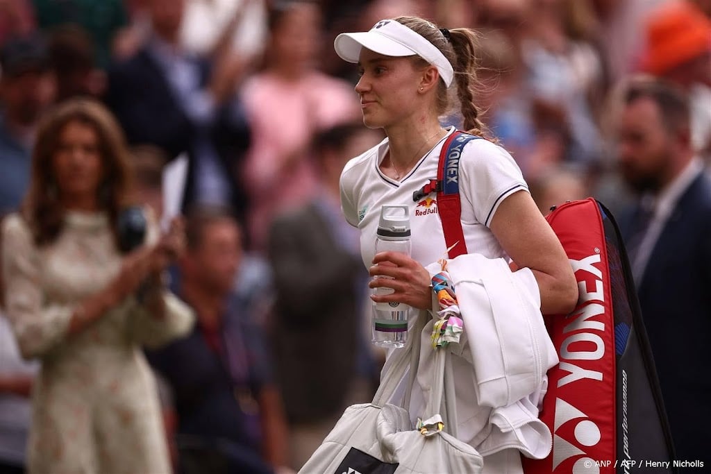 Rybakina meldt zich af voor olympisch tennistoernooi