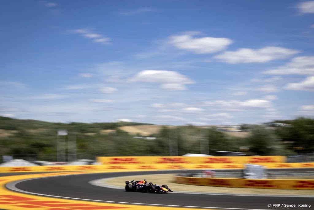 Verstappen rijdt zevende tijd in derde training van GP Hongarije