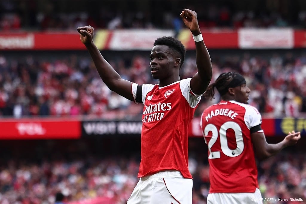 Arsenal opnieuw enige tijd zonder geblesseerde Saka