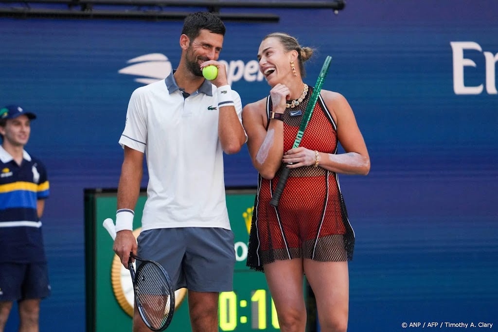 Djokovic en Sabalenka al klaar in gemengd dubbelspel US Open