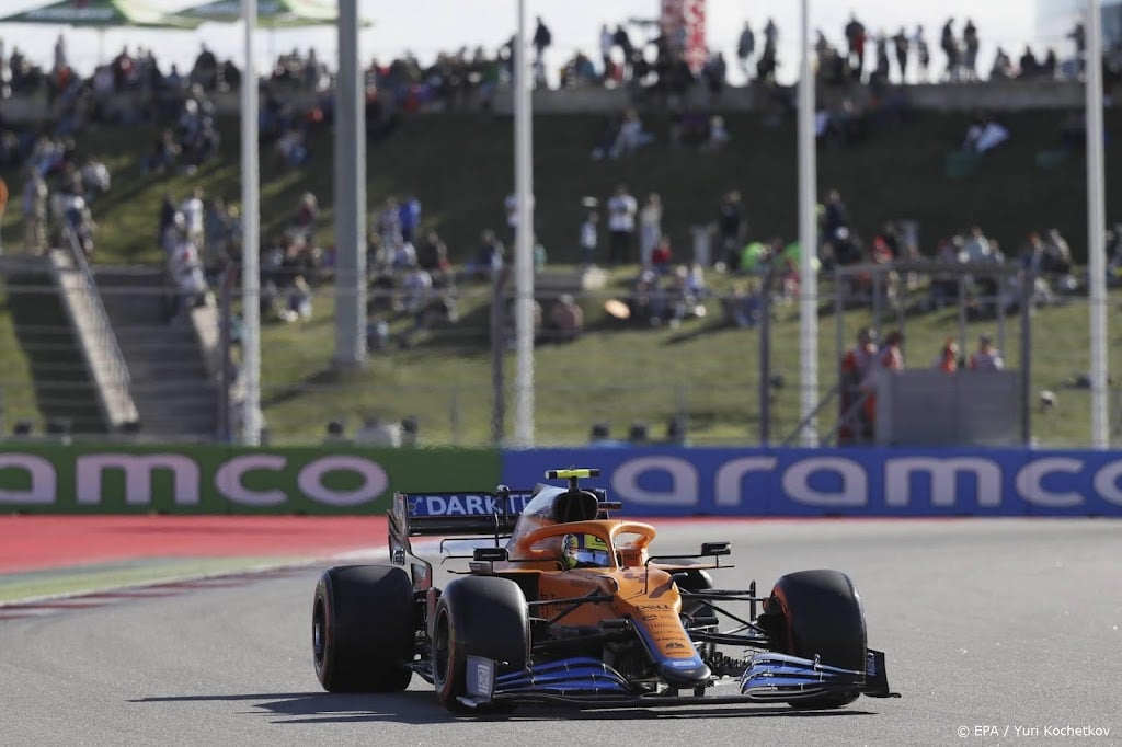 McLaren-coureur Norris verovert in Sotsji eerste poleposition 