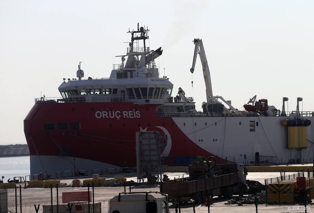 Turkije verlengt inzet onderzoeksschip Middellandse Zee