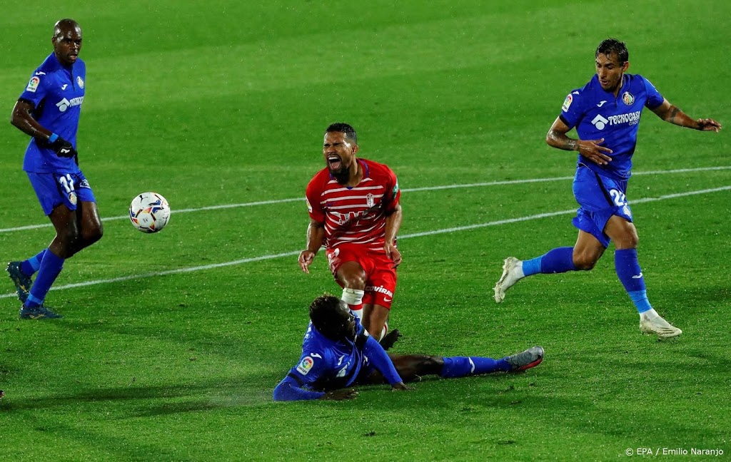 Granada wint ook bij Getafe en komt naast Real