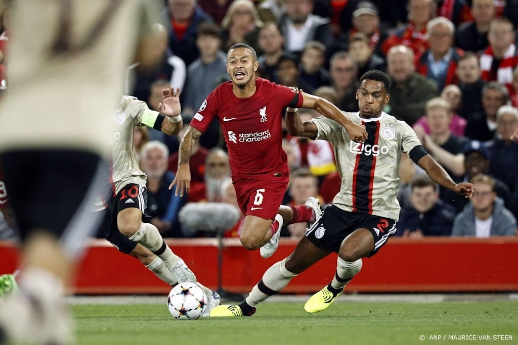Thiago mist uitduel van Liverpool met Ajax in Champions League  