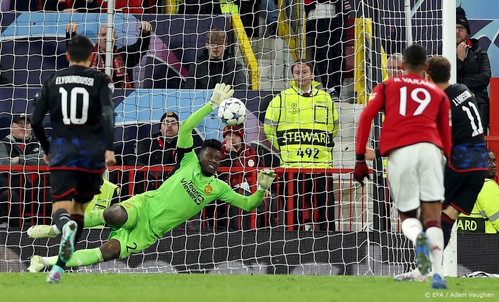 United-trainer Ten Hag prijst 'briljante redding' van Onana