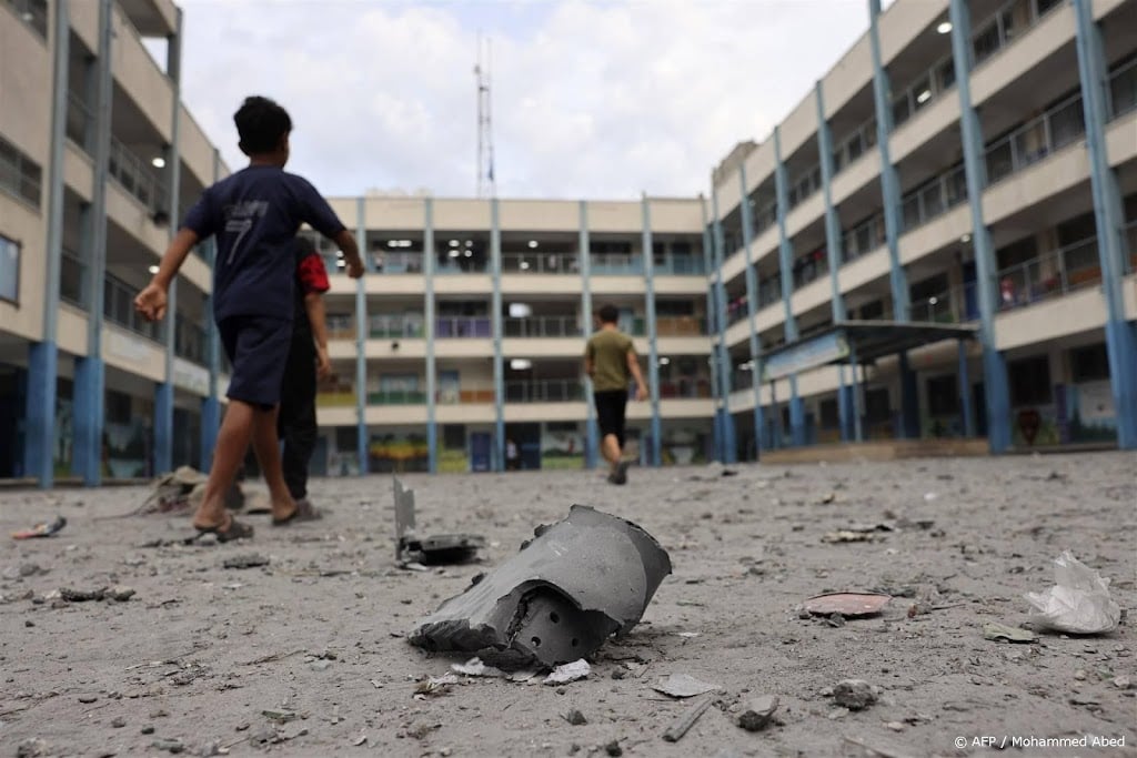 VN-school in Gazastrook beschadigd door bombardement