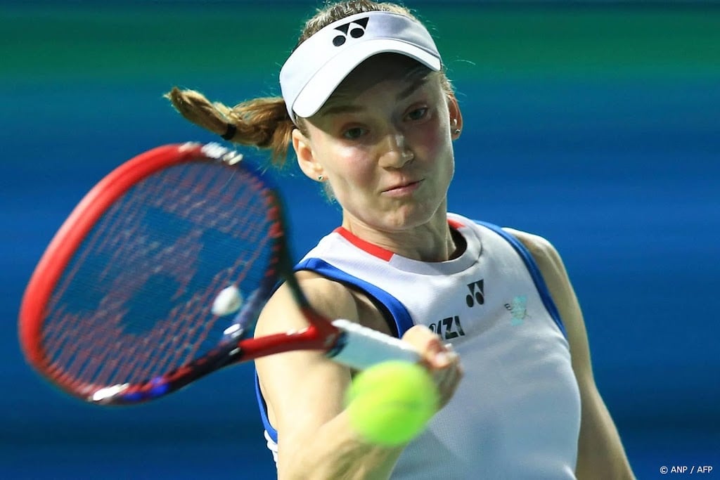 Tennisster Rybakina verovert in Ningbo vierde titel van dit jaar