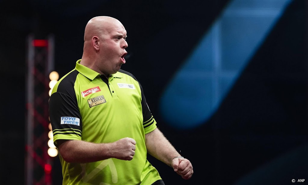 Van Gerwen door naar kwartfinales Players Championship Finals