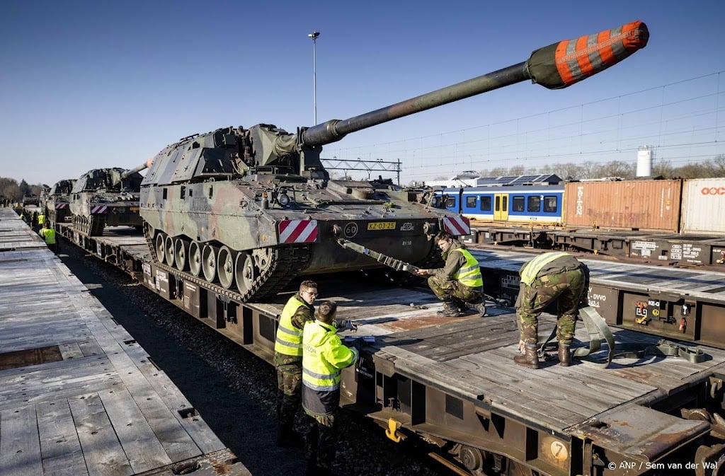 Pantserhouwitsers krijgen beschermend net tegen drones