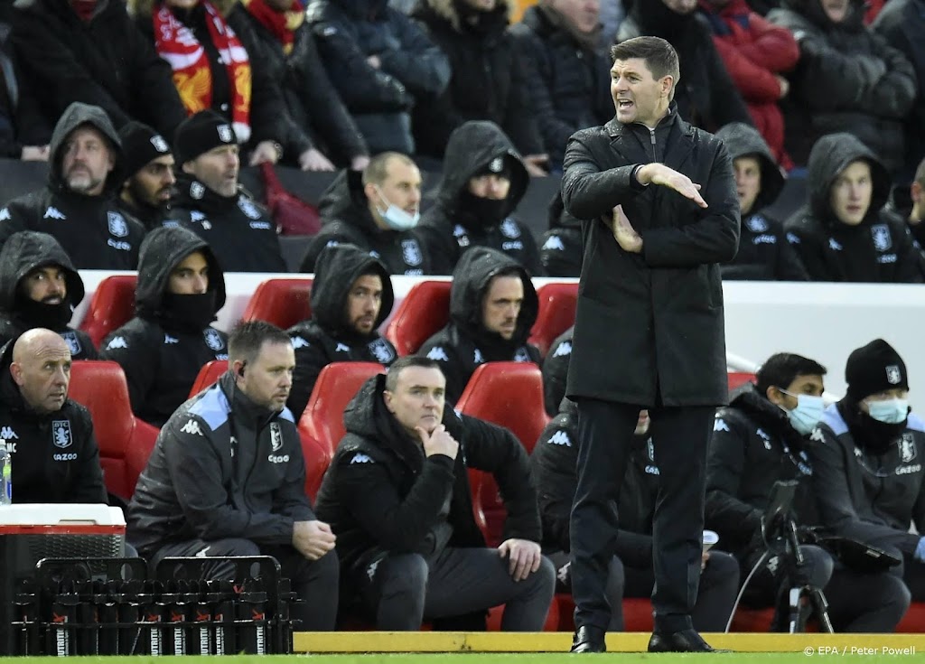 Trainer Gerrard van Aston Villa mist twee duels wegens corona