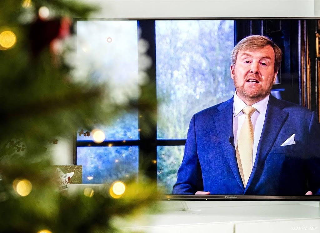 Koning houdt kersttoespraak in Paleis Huis ten Bosch