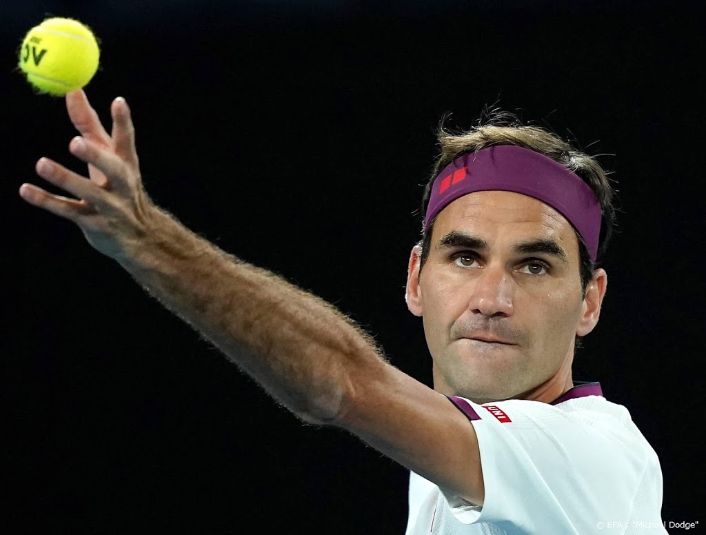 Federer bereikt kwartfinales op Australian Open