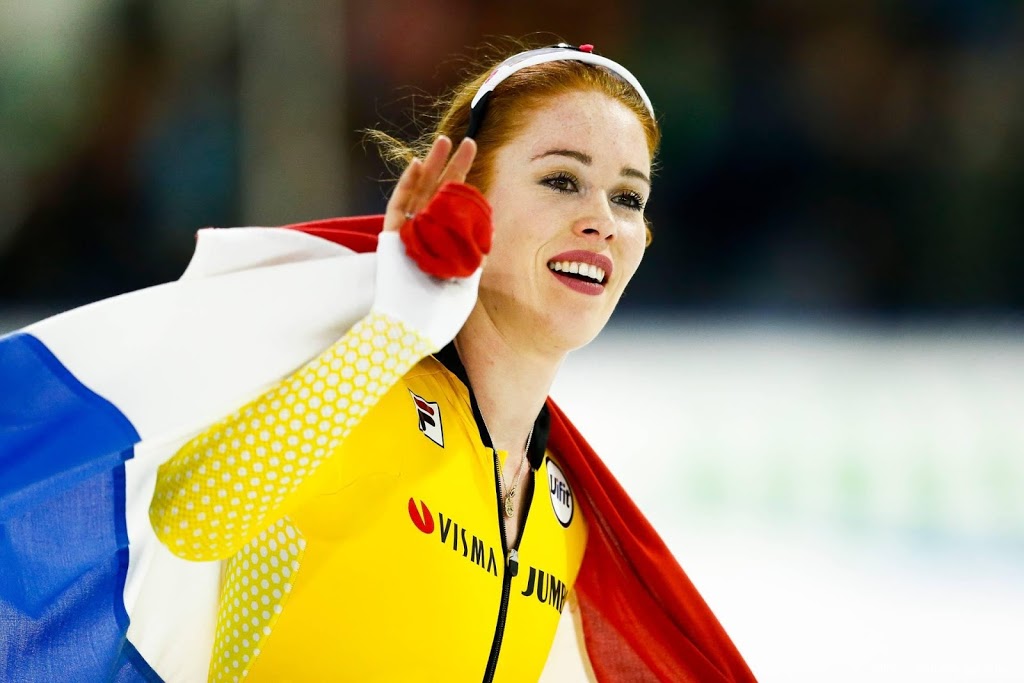 Nederlandse titel schaatsster De Jong, WK-ticket Wijfje