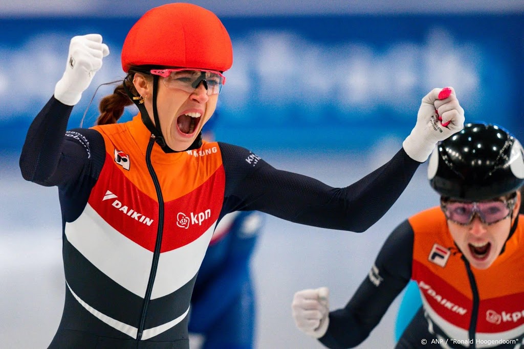 Nederlandse shorttracksters prolongeren Europese titel
