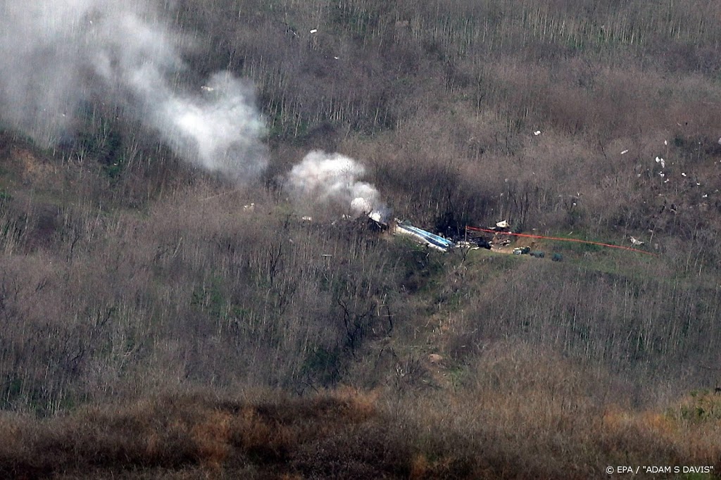Dodental helikoptercrash Kobe Bryant gestegen naar negen