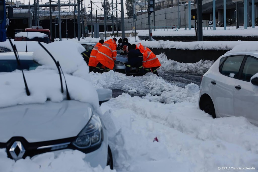 Griekse overheid onder vuur wegens problemen na zware sneeuwval