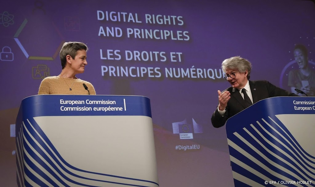 Brussel presenteert verklaring over digitale rechten en principes