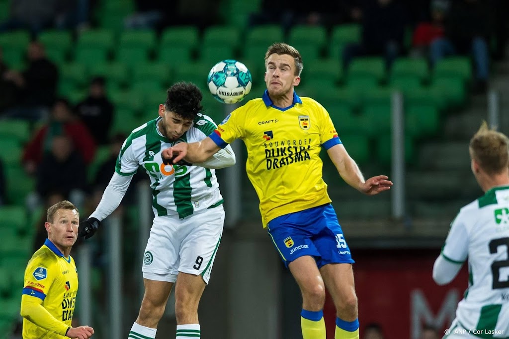 FC Groningen verliest ook van Cambuur en zakt naar laatste plaats