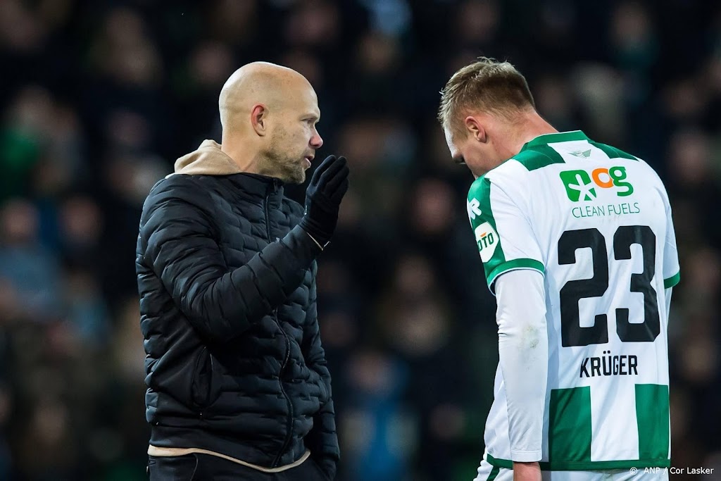 FC Groningen-trainer Van der Ree begrijpt teleurstelling fans