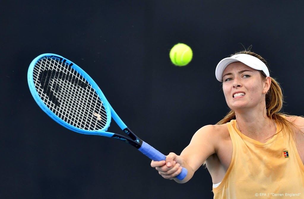 Tennisster Maria Sjarapova kondigt afscheid aan