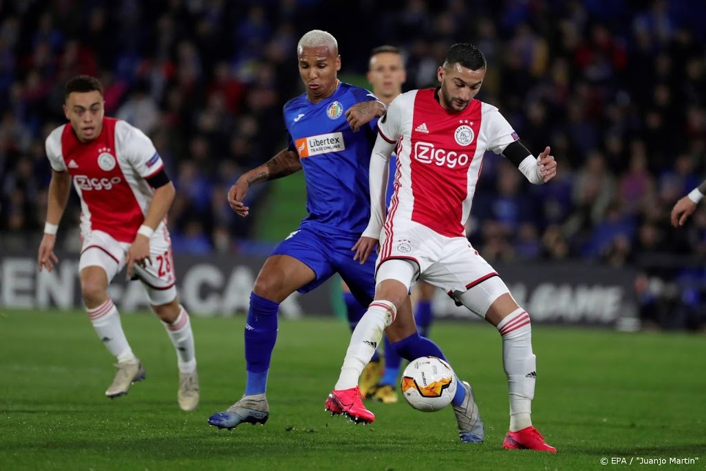 Ajax zonder Ziyech tegen Getafe