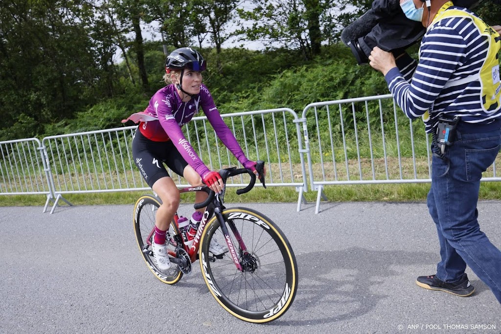 Vollering in tranen na tweede plaats in Omloop