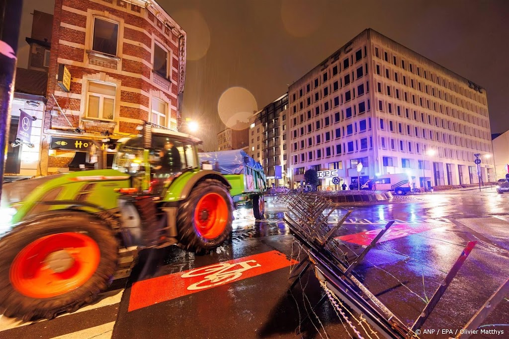 Boeren naar Brussel voor protest tegen landbouwbeleid EU 