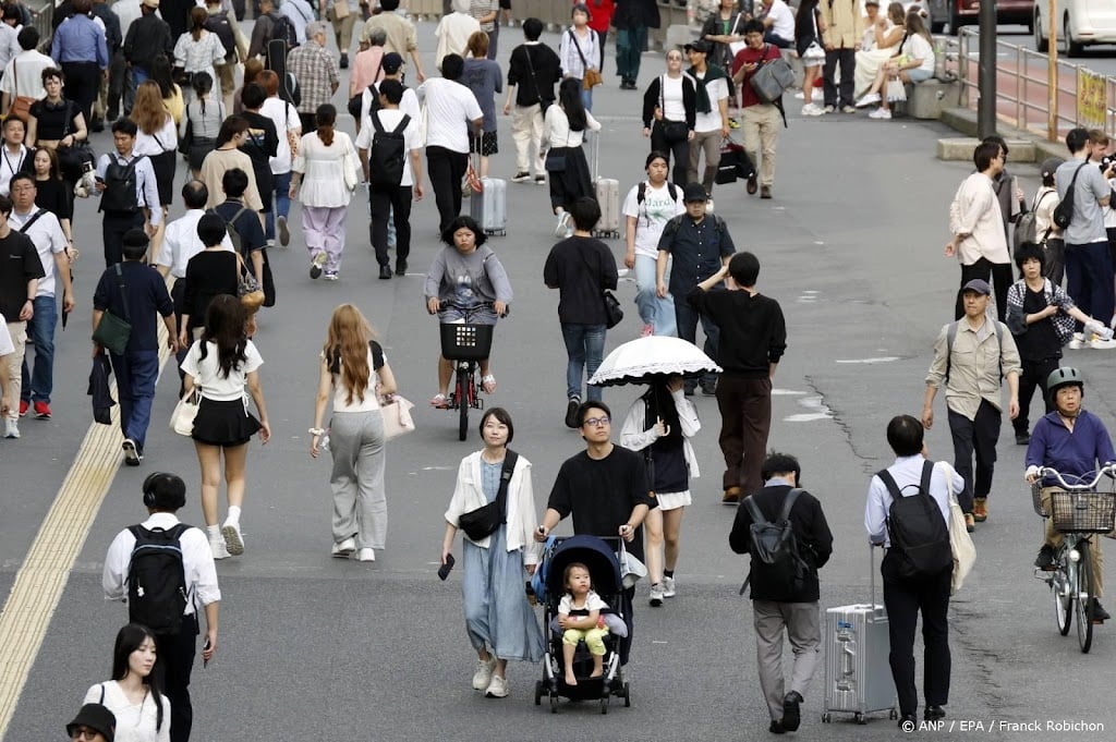 Aantal geboortes in Japan voor tiende jaar op rij afgenomen