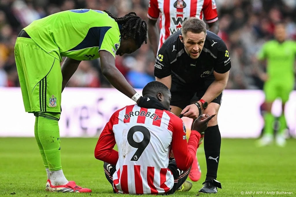 Geblesseerde Brobbey mist komende duels van Sunderland