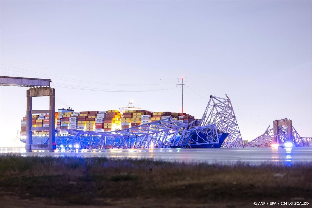 Gouverneur roept noodtoestand uit na instorten brug Baltimore