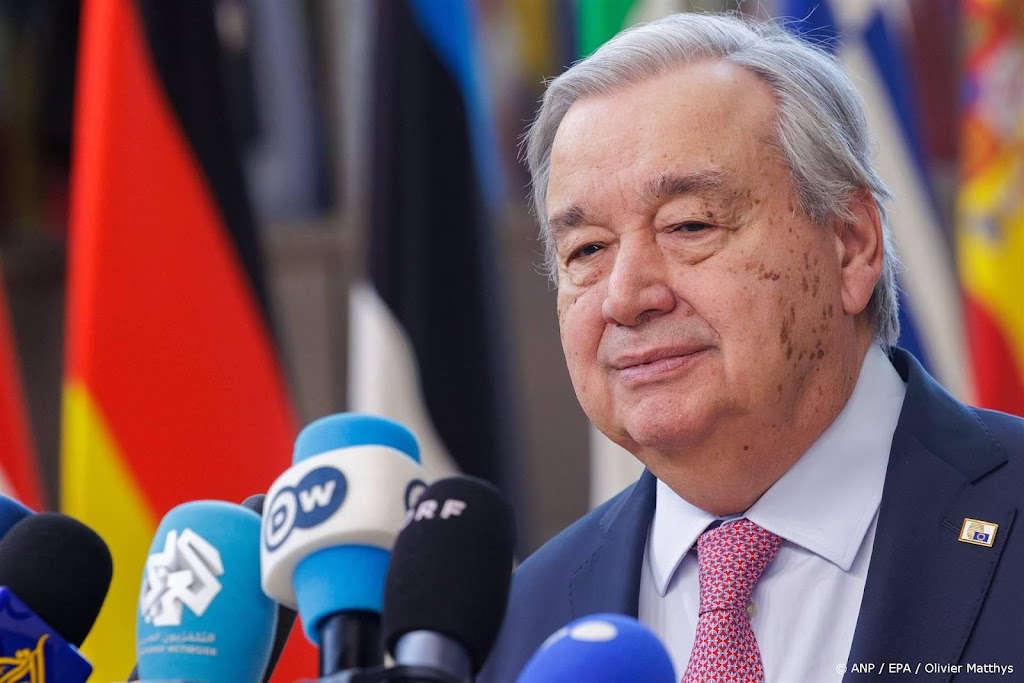 Guterres blij met afspraken Rusland en Oekraïne, wil graag helpen