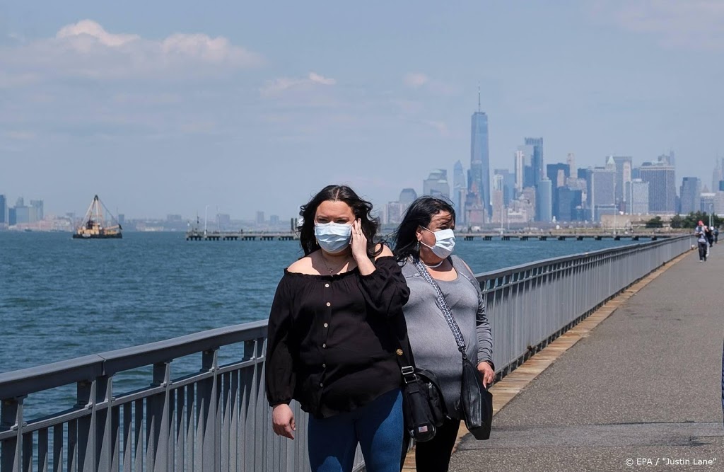 Besmettingsgraad corona in staat New York zakt onder 1