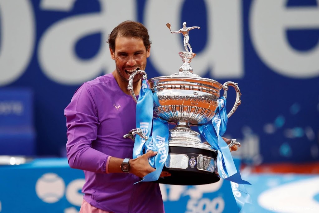 Nadal na toernooiwinst terug op tweede plek wereldranglijst