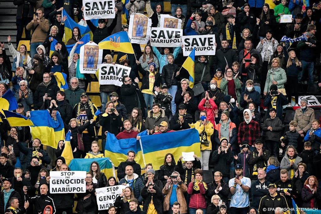 Benefietduel Dortmund - Kiev levert 4 ton op voor Oekraïne