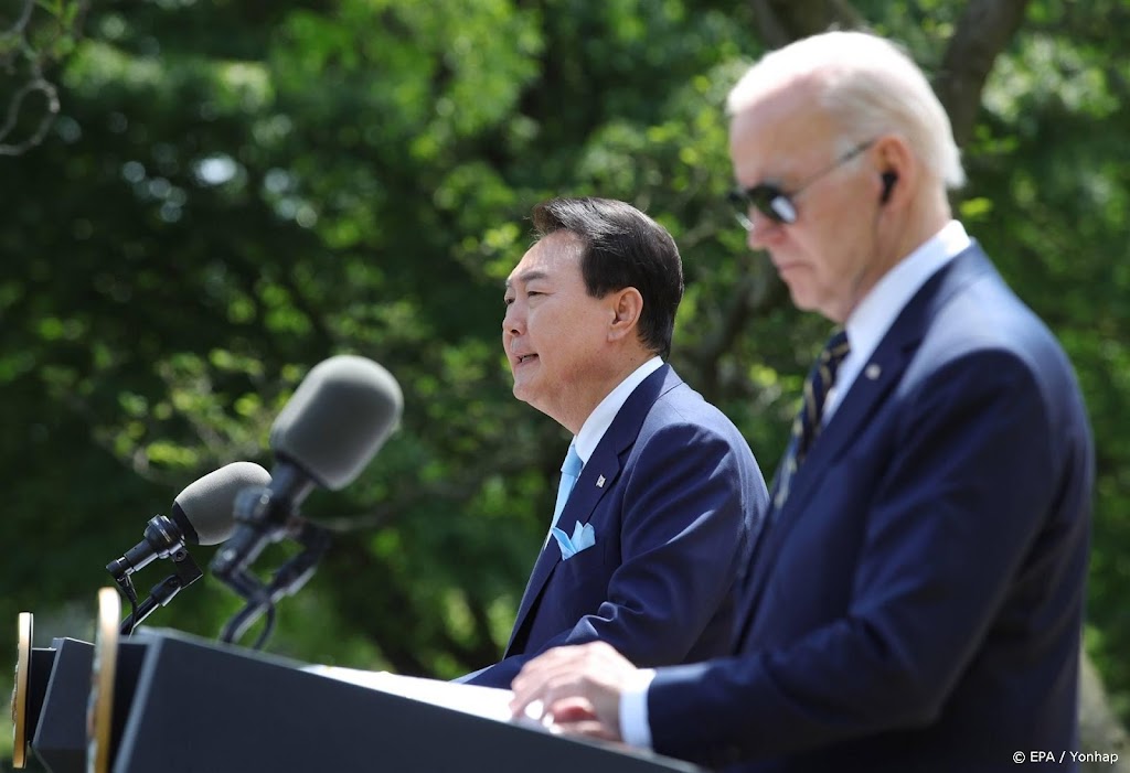 Biden en Zuid-Koreaanse president waarschuwen Pyongyang 
