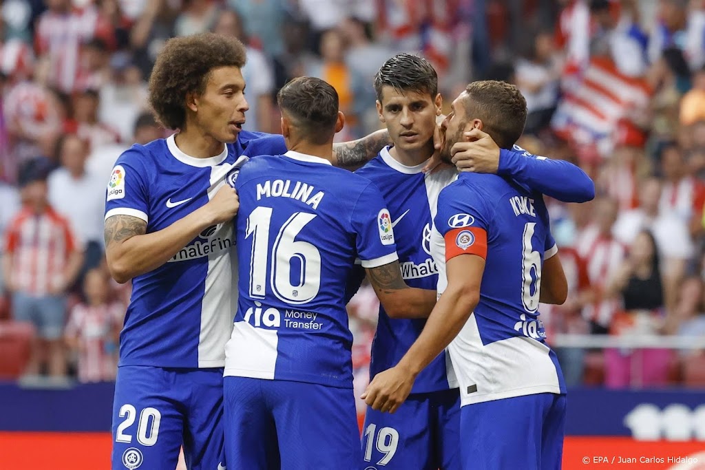 Atlético Madrid komt op 2 punten van stadgenoot Real Madrid