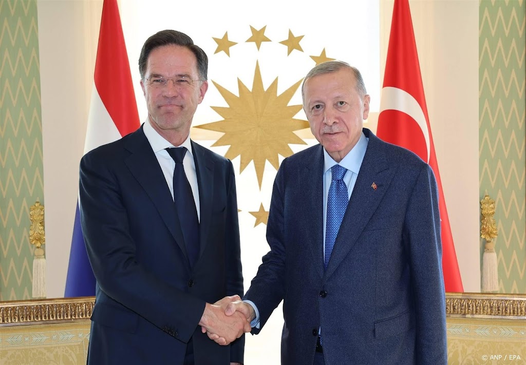 Erdogan spreekt nog geen steun uit voor Rutte als topman NAVO