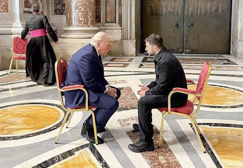 Zelensky hoopt op resultaat na kort overleg met Trump