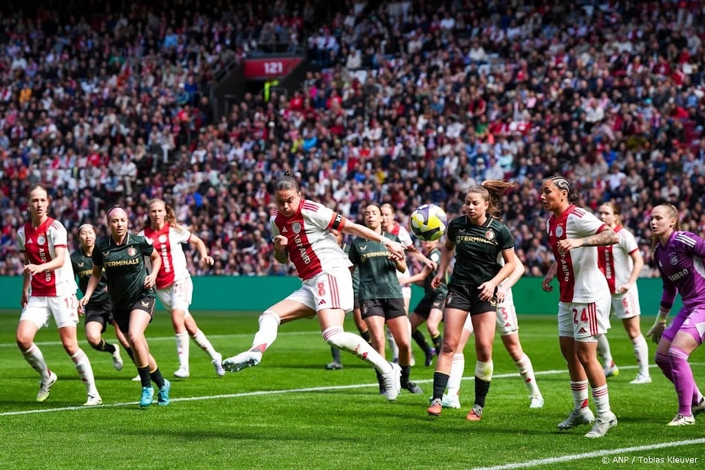Ajax-vrouwen laten in ArenA punten liggen tegen Feyenoord: 0-0