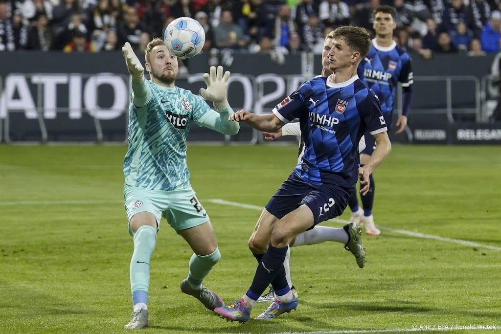 Heidenheim speelt ook volgend seizoen in de Bundesliga