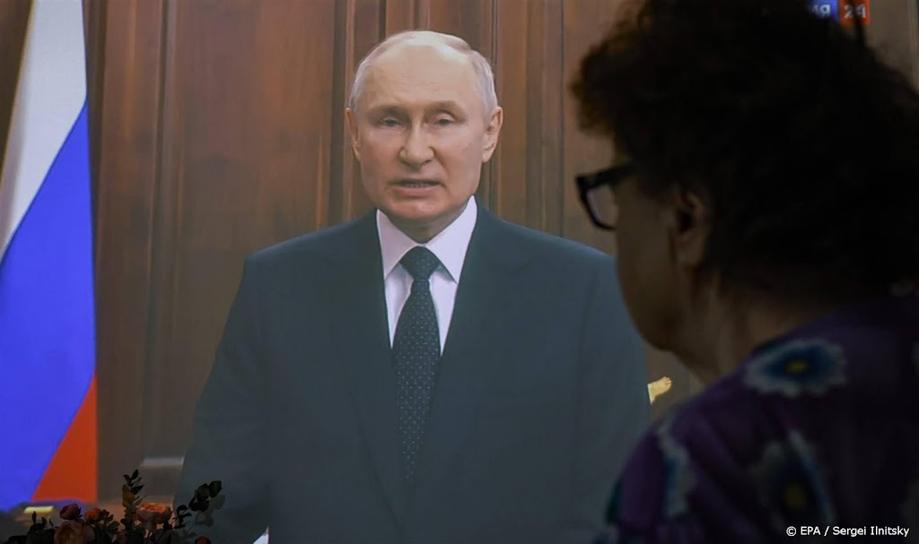 Poetin: pogingen tot onrust in Rusland zijn gedoemd te mislukken