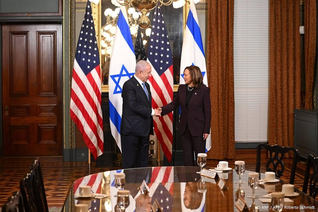 Harris uit zorgen tegen Netanyahu over humanitaire situatie Gaza