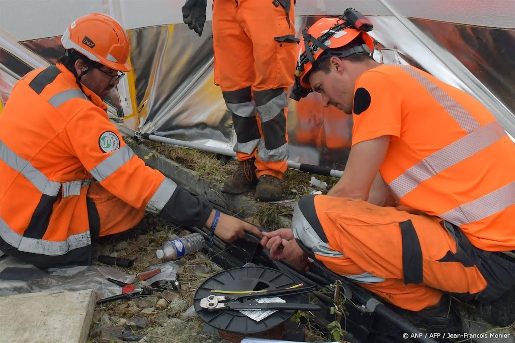 Tientallen kabels doorgebrand op TGV-lijn richting noorden